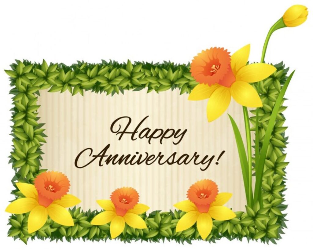happy anniversary flowers